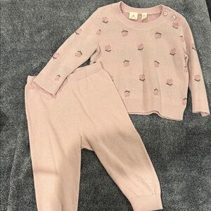 GAP Pink Floral Kids Matching Set